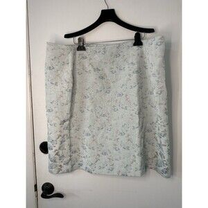 VINTAGE Jaclyn Smith Skirt Blue Floral Business Women's Size 26W